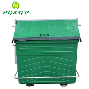 3200L/2400L Symétrique Bilatérale Basculating <span class=keywords><strong>Couvercle</strong></span> Pied Pédale <span class=keywords><strong>Poubelle</strong></span> En Plein Air, <span class=keywords><strong>Poubelle</strong></span> Conteneur - Product Image 4