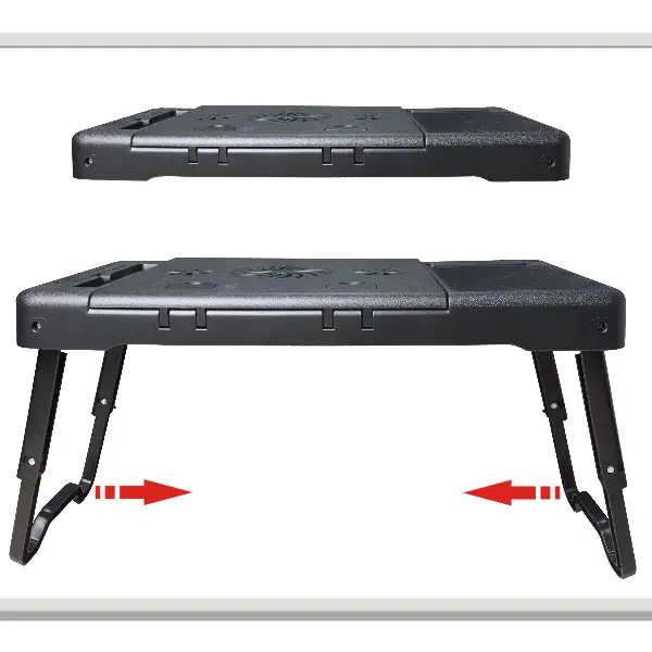 التصميم الحديث abs طاولة حاسوب ارتفاع قابل للتعديل طاولة فوق السرير مكتب مع الصمام