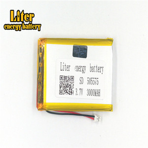 Plug 2.0-2 P 3.7 V 505575 3000 mah lipo battery Rechargeable solar li ion polymer lithium battery with PCM - Product Image 2