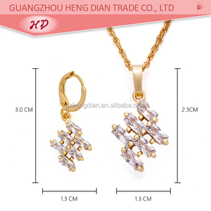 Alibaba oro <span class=keywords><strong>rosa</strong></span> blanca de lujo cristalino de la joyería para el partido - Product Image 6