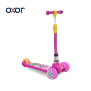 Esportes Scooter Crianças para Meninas, Rosa 3 Roda Scooter para Crianças, kick Scooter para Crianças Idade 2 - 5 Ano de Idade (Rosa)