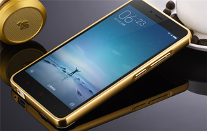 Ốp Lưng Điện Thoại Di Động Chống Sốc Gương Bằng Nhôm Acrylic Kim Loại Mạ Vàng Cho iPhone Cho Samsung Galaxy <span class=keywords><strong>S4</strong></span> S5 - Product Image 6