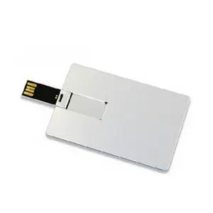 Promotional Business Credit Card With Printed Custom Logo USB Sticks 8 GB Metal Card USB