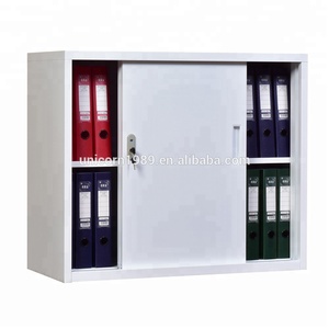 Petite armoire de bureau <span class=keywords><strong>porte</strong></span> <span class=keywords><strong>coulissante</strong></span> en acier classeur - Product Image 6