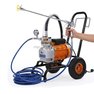 New high pressure airless paint and coating latex paint putty spraying machine