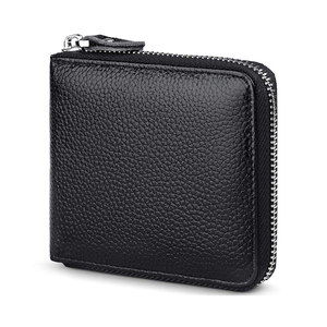 <strong>Zip</strong> Around Bifold <strong>Wallet</strong> RFID Blocking <strong>Men's</strong> Leather Zipper <strong>Wallet</strong> - Product Image 2