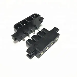 MSD 4Pin 35A Female PET UL94V-0 Black Right Angle Electrical Connector