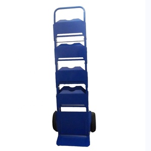 Carros plegables de acero para cubos de agua, camión de mano de carga de 200kg, cuatro ruedas, herramientas de botellas de agua de transporte personalizables OEM - Product Image 3