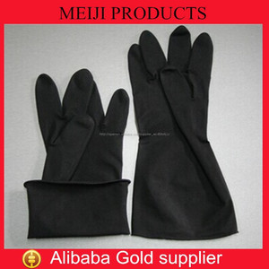 <span class=keywords><strong>Black</strong></span> latex Industrial's hand rubber band latex rubber gloves hand gloves - Product Image 2