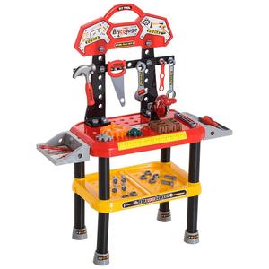 Banc d'atelier <span class=keywords><strong>de</strong></span> construction en plastique ABS réaliste pour enfants, ensemble <span class=keywords><strong>de</strong></span> construction éducatif STEM, établi unisexe - Product Image 1