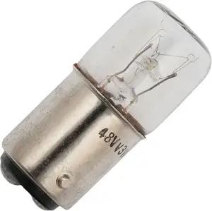 T16x35BA15D二重接触装置表示ランプ220/260V6/10W白熱電球