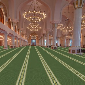 Muslim wall to wall prayer carpet roll mosque prayer carpet