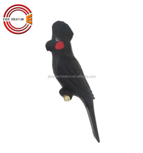 Hete Verkoop 100% Handsnijwerk Dieren Hout Vogel Ornament Handgeschilderde Gesneden Houten Papegaai - Product Image 3
