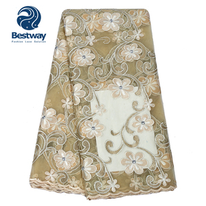 Bestway váy cưới pháp ren vải 2018 với đá cho phụ nữ fl0353 - Product Image 3