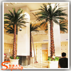 Para interiores decoración gran árboles de plástico falso <span class=keywords><strong>artificial</strong></span> árbol de palma para la venta - Product Image 6