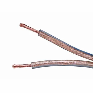 16 Gauge AWG 2 Conductor Dây Loa Trong Suốt, Độ Tinh Khiết Cao 99.9% Đồng Nguyên Chất Không Có Oxy Cho Rạp Hát Tại Nhà