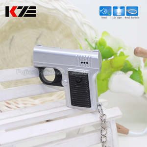 Đèn pin hình súng mini kiểu mới, đồ chơi móc khóa đèn LED phát sáng và có âm thanh - Product Image 4