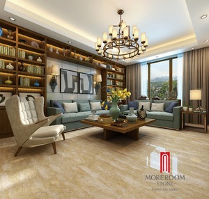 Pisos de baldosas de cerámica para decoración de la casa Interior baldosas de mármol travertino - Product Image 6