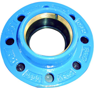 Adaptador de brida rápida de hierro fundido dúctil <span class=keywords><strong>Valtech</strong></span> para mantenimiento de reparación de sistemas de agua ISO2531 certificado PN10/16/25 pintura - Product Image 2