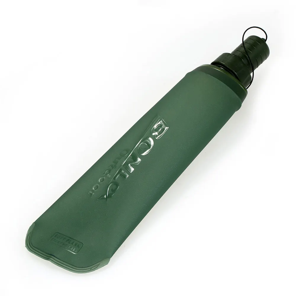 250ml küçük ağız TPU yumuşak esnek su şişesi su şişesi katlanır cep şişesi kamp ekipmanları kullanılan trekking yürüyüş açık