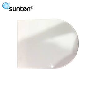 2017 Xiamen blanco un botón push <span class=keywords><strong>cierre</strong></span> <span class=keywords><strong>suave</strong></span> D forma de <span class=keywords><strong>asiento</strong></span> de tocador - Product Image 4