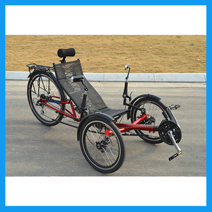 Humanos-Potencia from pedaling assisted 3 wheels Tricycles decubitus with suspension Back - Product Image 4