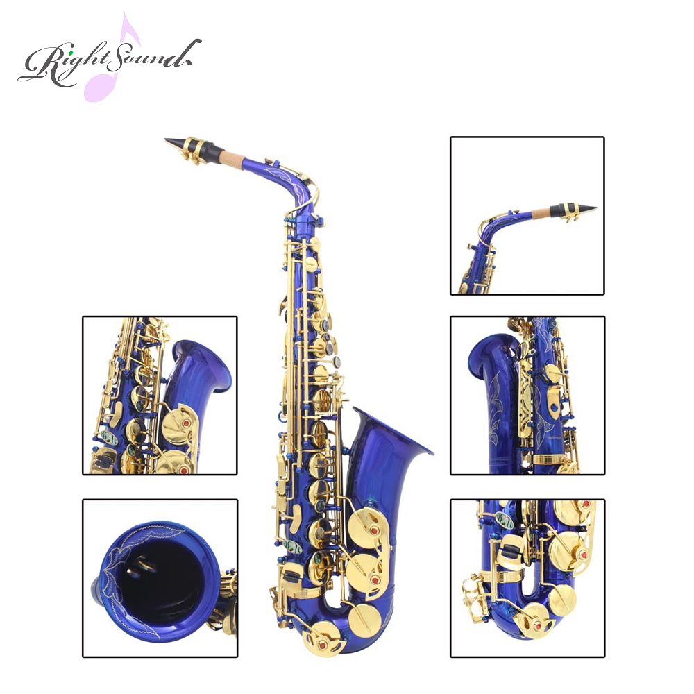 Sassofono Blu - High Quality Blue Color Alto Saxophone