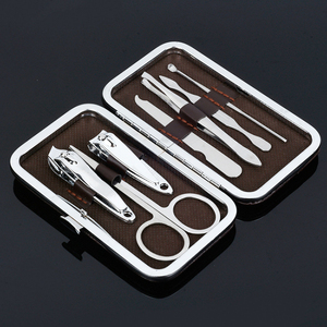 <span class=keywords><strong>Pas</strong></span> <span class=keywords><strong>cher</strong></span> Prix 7 Pièces Sourcil Soin Des Ongles <span class=keywords><strong>Manucure</strong></span> Pédicure Ongles <span class=keywords><strong>Kit</strong></span> de Toilettage de Voyage - Product Image 3