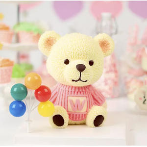 1400 Ml Crema di Ghiaccio Del Silicone Della Muffa del Sapone Della Muffa di Cottura Orso Fai Da Te Fatti A Mano 3d Del Fondente Del Silicone Mousse Muffa Della <span class=keywords><strong>Torta</strong></span> Della Muffa - Product Image 2