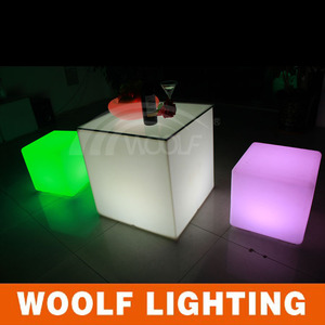 el hotel decorativos de luz led hasta café mesa de cubo - Product Image 1