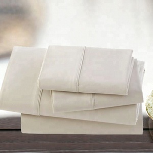 4 Mảnh Bộ Đồ Giường Tấm Bộ Mượt Và Mềm Mại 100% Tre Khăn Trải Giường Đồng Bằng Nhuộm Cho Người Lớn Trẻ Em Và Bé Được Trang Bị Tấm Ga Trải Giường Bộ - Product Image 4