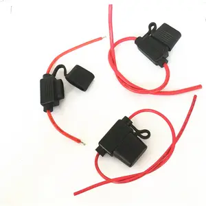 good quality blade in-line electrical automobile middle waterproof fuse holder 14AWG