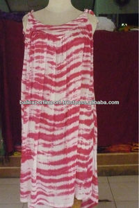 Bali bohème Vintage robe d'été pour dames Polyester avec fermeture à cordon et serrure décoration accessoires de mode - Product Image 2