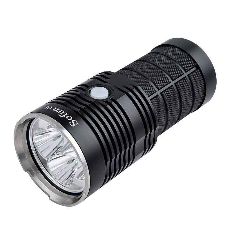 最新のQ8 4 * XPL HI 5000LM強力なLED懐中電灯18650 5000lm Sofirn Q8 Flashlight - Bright, Rechargeable, and Durable