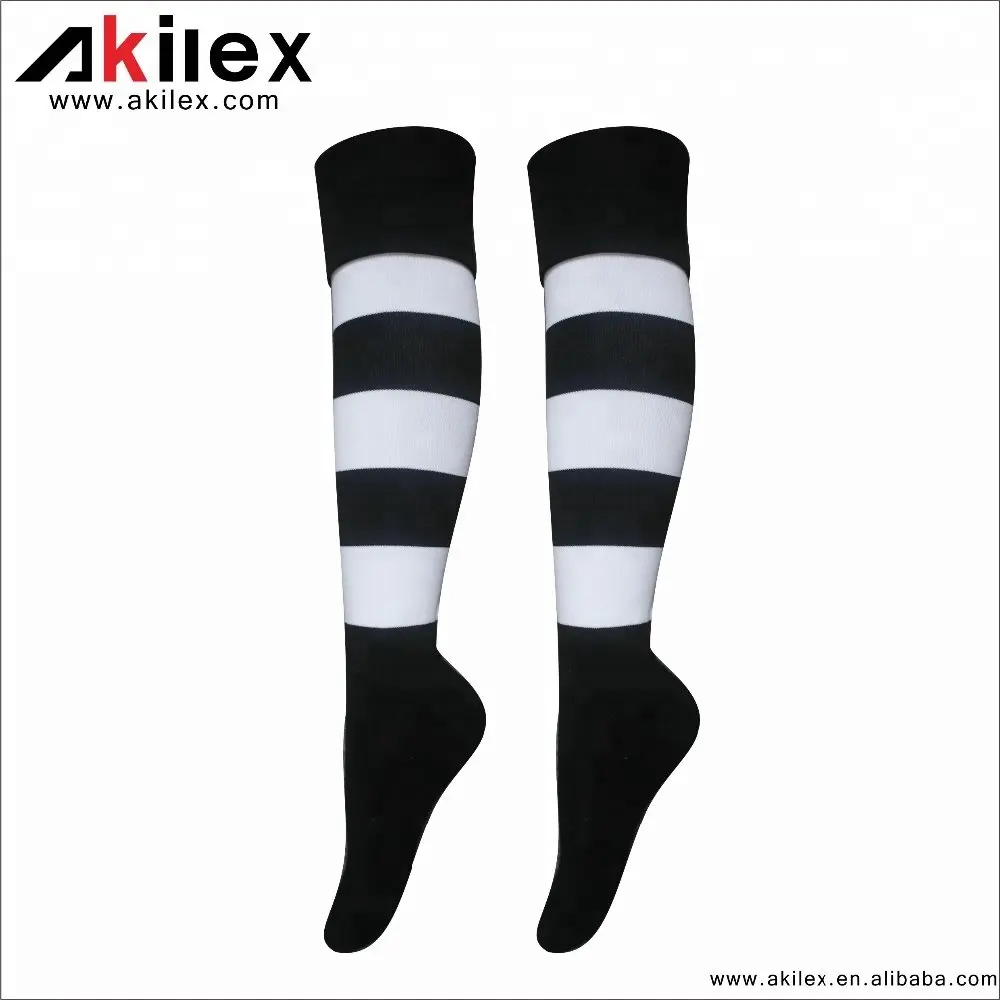 Akilex sock manufacturer Wholesale custom sporty football wear anti slip breathable custom soccer socks