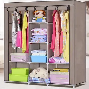 Organizador de armário para casa, atacado, preço, moderno, quarto, lona, portátil, guarda-roupas