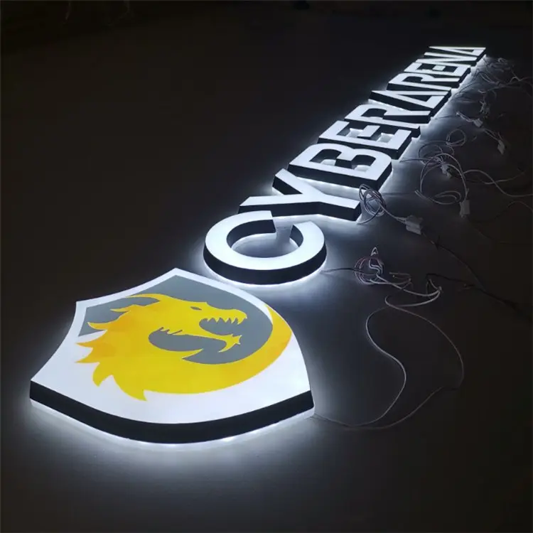 CE,ROHS certification 3 years Quality guarantee 3d logo acrylic letter sign