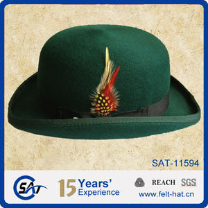 Degli uomini Dell'annata delle 100% Feltro di Lana Tradizionale <span class=keywords><strong>Cappello</strong></span> di giocatore di Bocce - Product Image 3