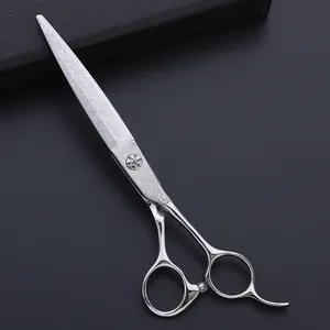 Профессиональные ножницы для стрижки волос из дамасской стали 440C японские Парикмахерские ножницы для салона красоты/парикмахерский набор MXS628