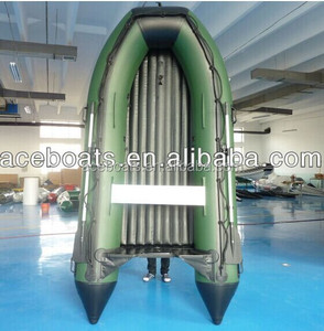 Bateau de pêche pneumatique <span class=keywords><strong>Zodiac</strong></span> Style 4,2 m 1,2 mm en PVC avec moteur hors-bord prêt à la dérive certifié CE - Product Image 5