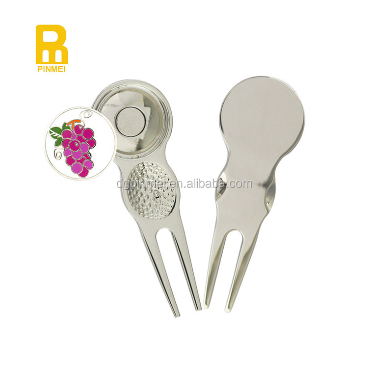 Пользовательский инструмент для гольфа/вилка для гольфа/инструмент для ремонта клюшек с шариковым маркером