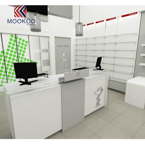 رفوف عرض أباجورة بيوتي بار - تصميم عصري، ألوان وأنواع مخصصة، خشب/معدن، 6 أرفف، بيع مباشر من المصنع - Product Image 5