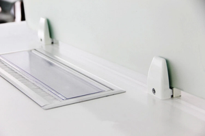 Soporte de Aluminio <span class=keywords><strong>para</strong></span> Escritorio de Oficina, Abrazadera <span class=keywords><strong>para</strong></span> Panel Divisor, Estructura de Abrazadera en C con Medidas Métricas, Fijación Rápida, Divisor de Privacidad - Product Image 6