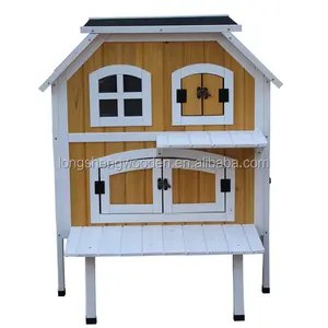 2022 New Style luxury wooden cat house for outside