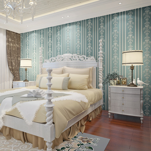 <span class=keywords><strong>Papier</strong></span> <span class=keywords><strong>peint</strong></span> à rayures verticales européennes 3D rose clair Chambre à coucher Salon Club de beauté Simple Moderne Bleu lac Orchidée <span class=keywords><strong>Papier</strong></span> <span class=keywords><strong>peint</strong></span> - Product Image 4