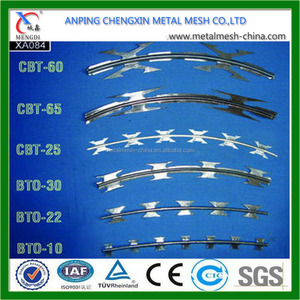 Anti climb alta seguridad CBT65 <span class=keywords><strong>concertina</strong></span> razor sharp alambre de púas - Product Image 1
