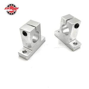 20mm Shaft Aluminum Linear Motion Rail Clamping Guide Support SK20