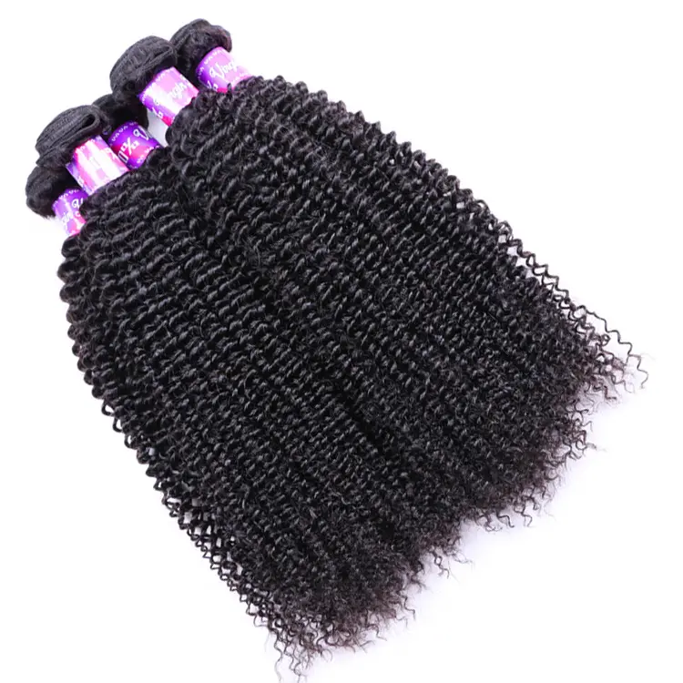 wholesale afro kinky curly remy human hair weave