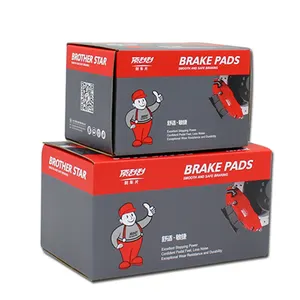 Wellpappe klappbare Auto-Ersatzteile Bremsbeläge Pads Packing Box