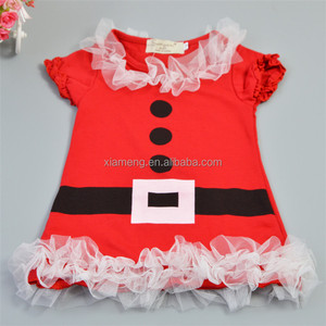 Trade assurance wholesale baby girls lovely Christmas clothing baby girl Christmas dresses 2016 - Product Image 4